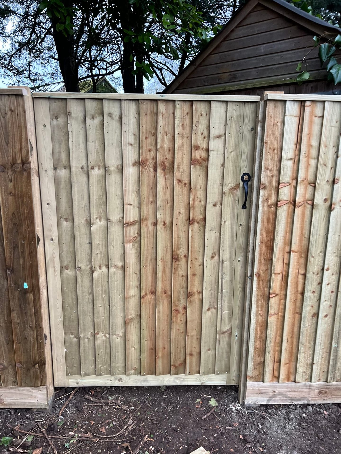 Wooden closeboard Gate